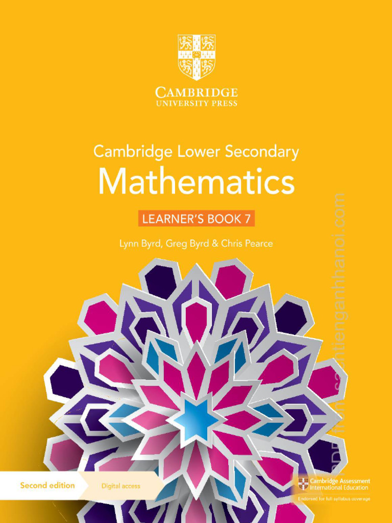 Cambridge Lower Secndary Math 2nd LB 7 (S.a.files?) | PDF