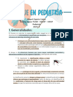 Dengue en pediatria