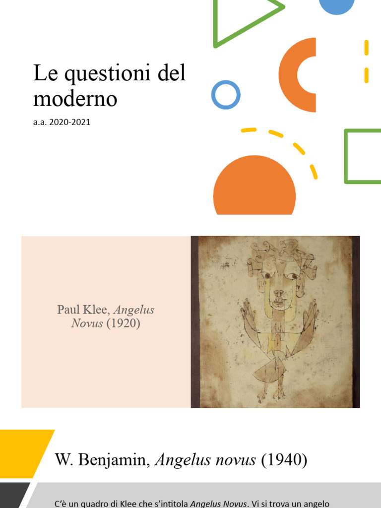 Le Questioni Del Moderno 2020-2021 | PDF