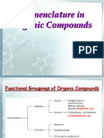 Nomenclature in Organic Compounds
