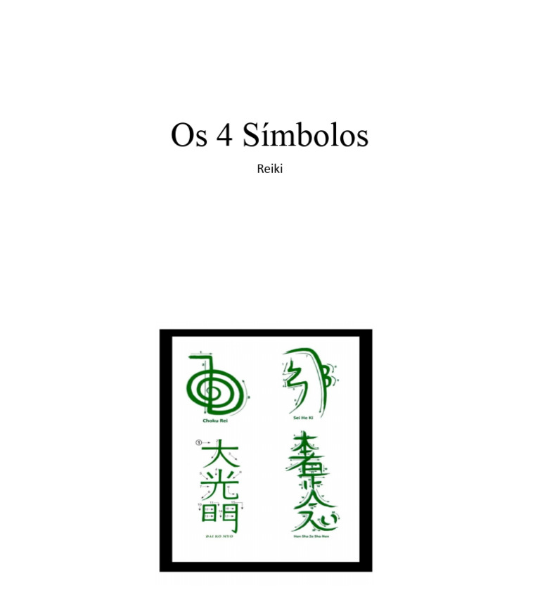 Os 4 S mbolos Reiki PDF