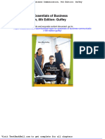Test Bank For Essentials of Business Communication 8th Edition Guffey Full Download