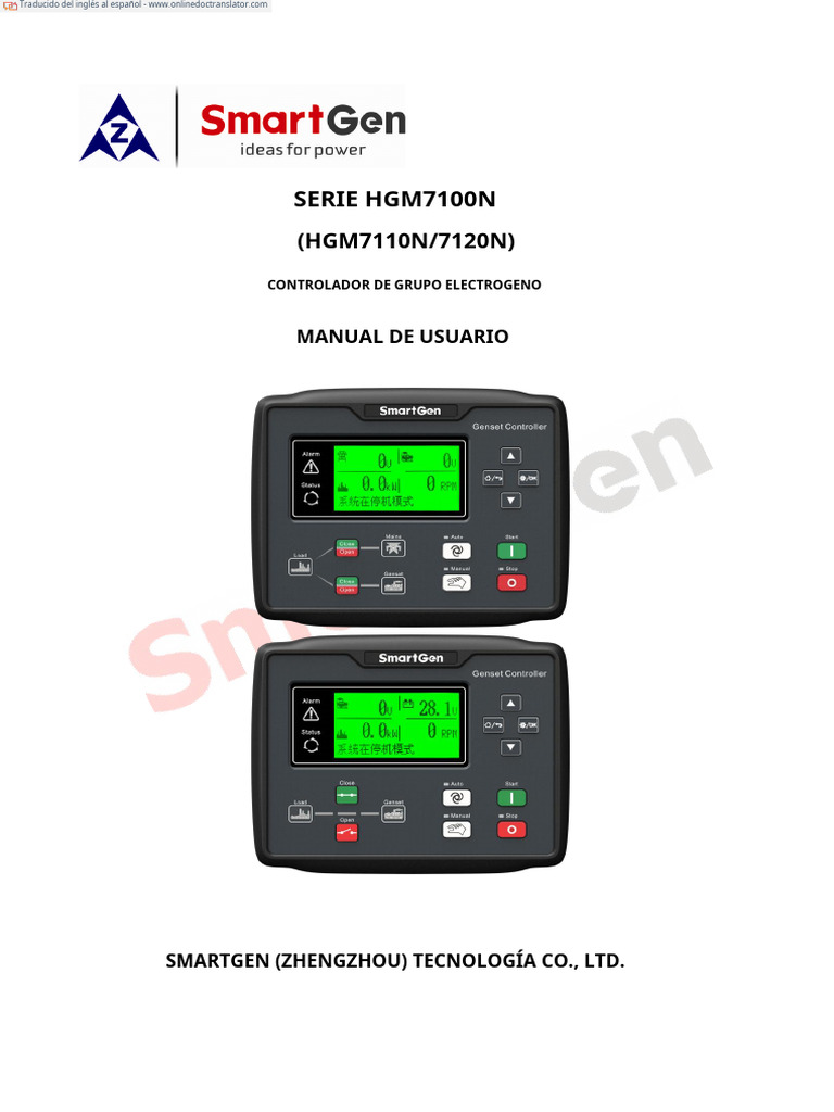 SMARTGEN en Es | PDF | Electricidad de red | Transformador