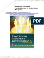 Test Bank For Experiencing Intercultural Communication An Introduction 7th Edition Judith Martin Thomas Nakayama Full Download