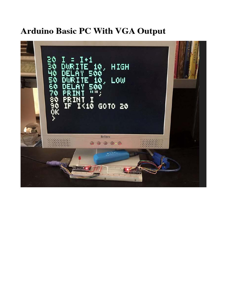 Arduino Basic PC | PDF | Arduino | Computer Monitor