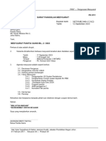 Surat Panggilan Mesyuarat Sains Bil 2,2023