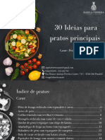 30 Ideias de Pratos Principais