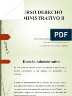 Curso Derecho Admonistrativo Clase Segunda Semana