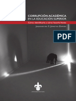 Corrupción Académica en La Educación Superior