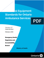 Ontario Ambulance Services Provincial Equipment Standards 2023 Version