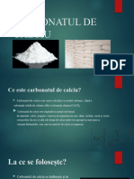 Carbonatul de Calciu - Chimie