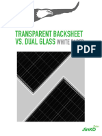 Transparent Backsheet VS Dual Glass