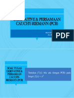 7_Tugas Derivative Persamaan Cauchy-Riemann (PCR)