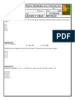 2022 - 2 Un - Equação Do 2° Grau - Revisão - 9 Ano