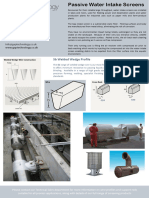 Passive Water Intake Screens