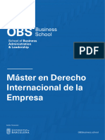 PDF Programa - Máster en Derecho Internacional de La Empresa