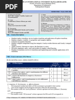 MAT 2101 Complex Variables, Laplace and Z Transform COURSE OUTLINE Fall 23-24