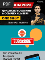 Rudra Series - Quadratic Equations and Complex Numbers