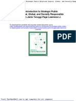 Test Bank For Introduction To Strategic Public Relations Digital Global and Socially Responsible Communication Janis Teruggi Page Lawrence J Parnell Full Download