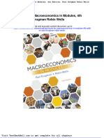 Test Bank For Macroeconomics in Modules 4th Edition Paul Krugman Robin Wells Full Download