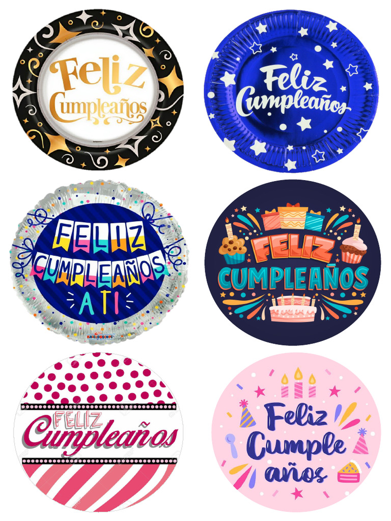 Feliz Cumpleaños Redondos | PDF