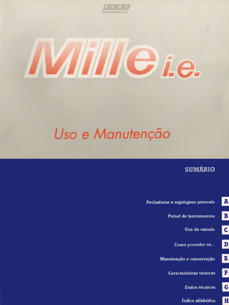 Manual Uno Mille Ie | PDF