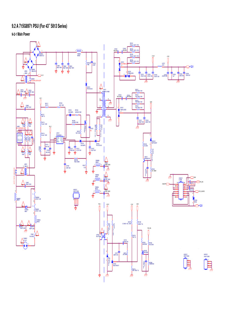 715G8971 PSU Circuit Diagram Details | PDF