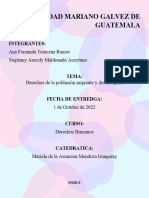 Derechos de La Población Migrante y Desarraigada or