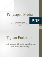 Penyiapan Media