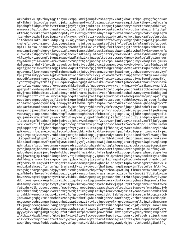 Random text pdf