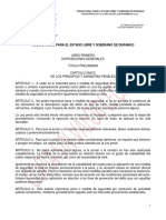 8.codigo Penal para El Estado Libre y Soberano de Durango (Anterior)