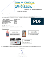 Constancia de Lavado Aot14 y Aor07