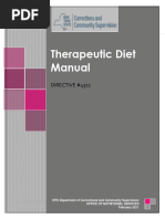 Therapeutic Diet Manual: DIRECTIVE #4311