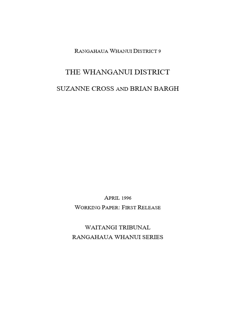 Whanganui intelligence overview