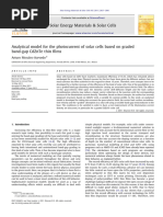 5 - Analytical Model For The Photocurrent of Solar Cells Based On Graded Band-Gap CdZnTe Thin Films