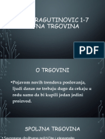 Vuk Dragutinovic 1-7 Spoljna Trgovina