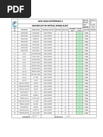 Critical Spare Parts List | PDF