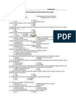 Grade 5 First Periodical Test in SCIENCE