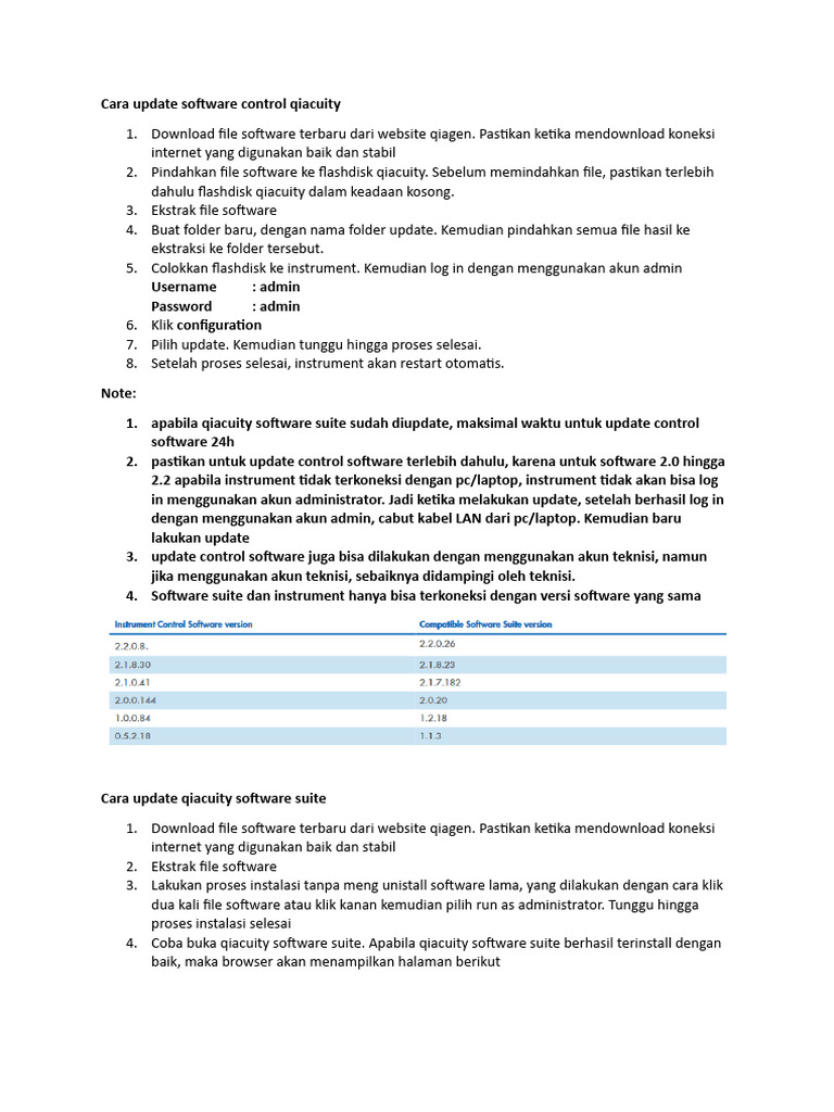 Panduan Update Qiacuity Software Pdf