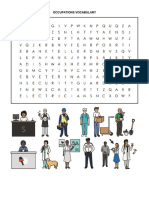 Occupations Wordsearch Puzzle