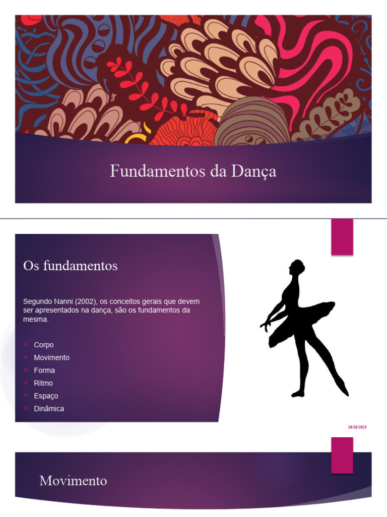 Fundamentos Da Dança 1 | PDF | Danças | Ritmo