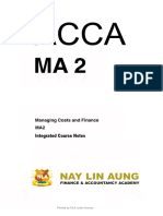MA2 Course Note 1 To 4