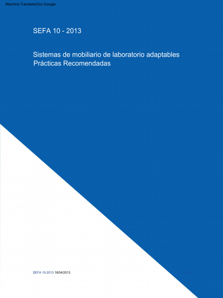 Mobiliario de Laboratorio Adaptable SEFA | PDF
