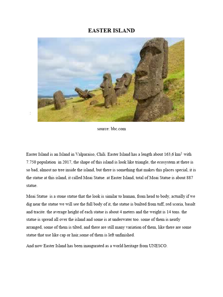 Easter Island - Muhammad Davin Al Rasya | PDF