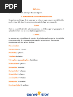 Exercices de versification corrigés PDF | PDF | Rime dans la poésie ...