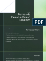 Formas de Relevo e Relevo Brasileiro