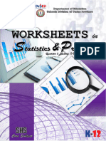 Q3 Worksheets Statistics and Probability