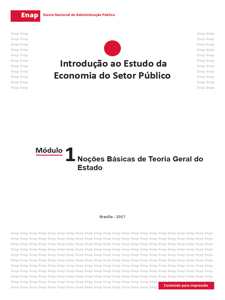 Modulo 1 Noções Básicas De Teoria Geral Do Estado Corrigido Final