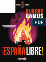 Camus - ¡España libre!
