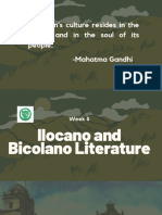 Ilocano and Bicolano Literature PPT 5